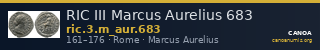 RIC III Marcus Aurelius 683 — CANOA