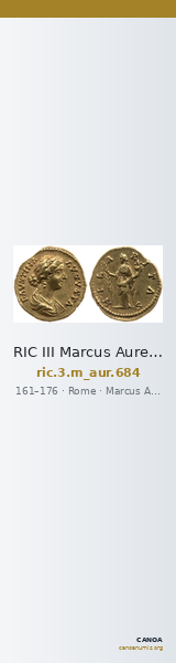 RIC III Marcus Aurelius 684 — CANOA
