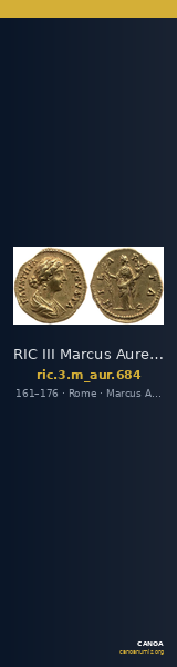 RIC III Marcus Aurelius 684 — CANOA