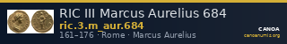 RIC III Marcus Aurelius 684 — CANOA
