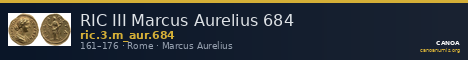 RIC III Marcus Aurelius 684 — CANOA