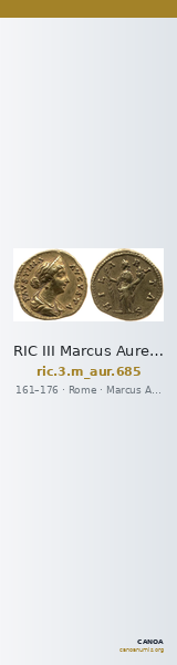 RIC III Marcus Aurelius 685 — CANOA