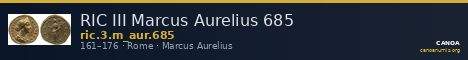 RIC III Marcus Aurelius 685 — CANOA