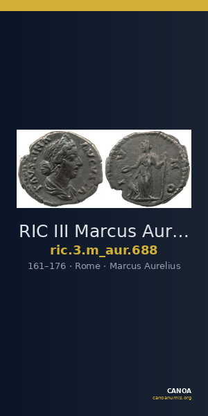 RIC III Marcus Aurelius 688 — CANOA