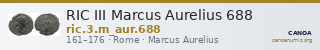 RIC III Marcus Aurelius 688 — CANOA