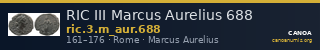 RIC III Marcus Aurelius 688 — CANOA