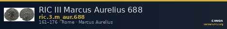 RIC III Marcus Aurelius 688 — CANOA