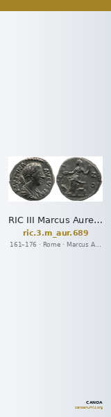 RIC III Marcus Aurelius 689 — CANOA