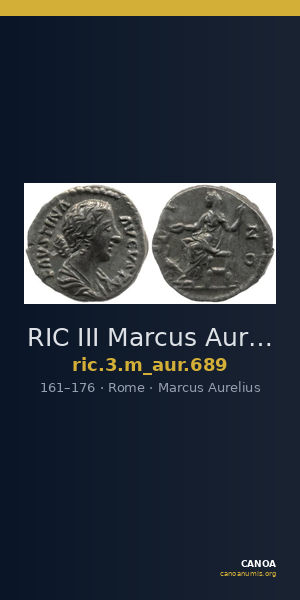 RIC III Marcus Aurelius 689 — CANOA