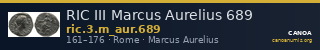 RIC III Marcus Aurelius 689 — CANOA
