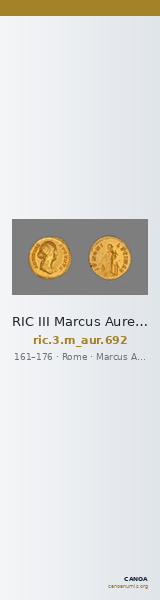 RIC III Marcus Aurelius 692 — CANOA