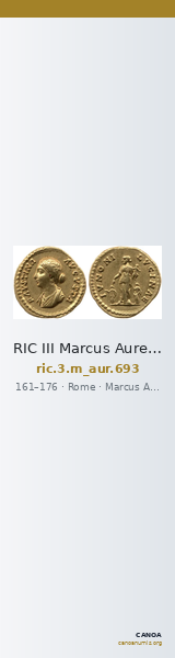 RIC III Marcus Aurelius 693 — CANOA