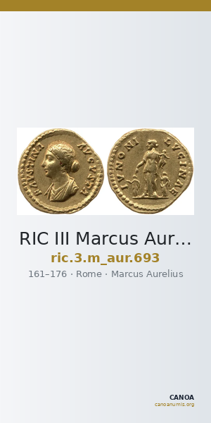 RIC III Marcus Aurelius 693 — CANOA