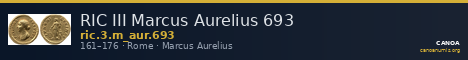 RIC III Marcus Aurelius 693 — CANOA