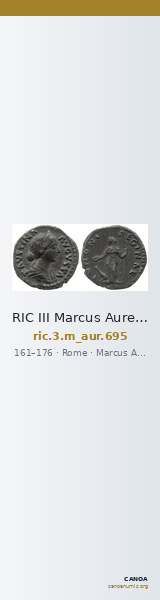 RIC III Marcus Aurelius 695 — CANOA