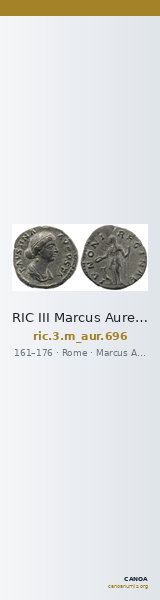 RIC III Marcus Aurelius 696 — CANOA