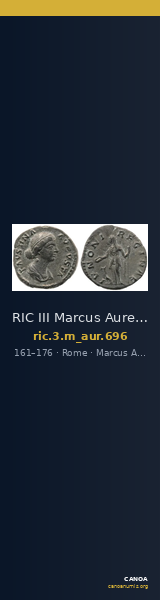 RIC III Marcus Aurelius 696 — CANOA