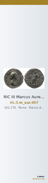 RIC III Marcus Aurelius 697 — CANOA