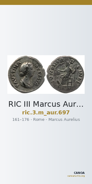 RIC III Marcus Aurelius 697 — CANOA