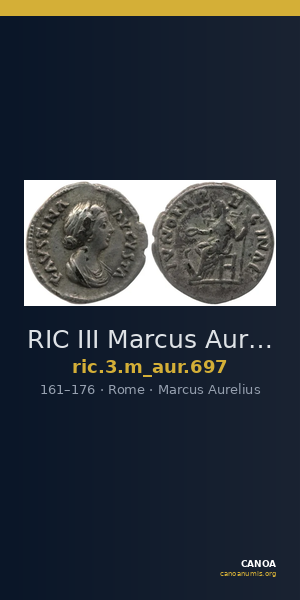 RIC III Marcus Aurelius 697 — CANOA