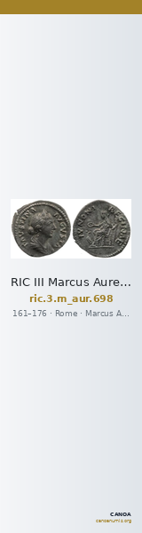 RIC III Marcus Aurelius 698 — CANOA