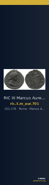 RIC III Marcus Aurelius 701 — CANOA