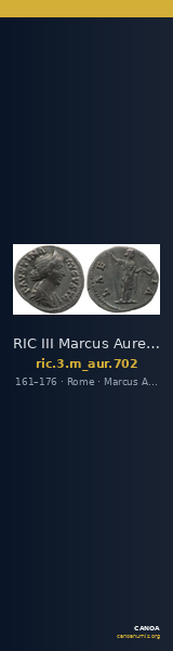 RIC III Marcus Aurelius 702 — CANOA