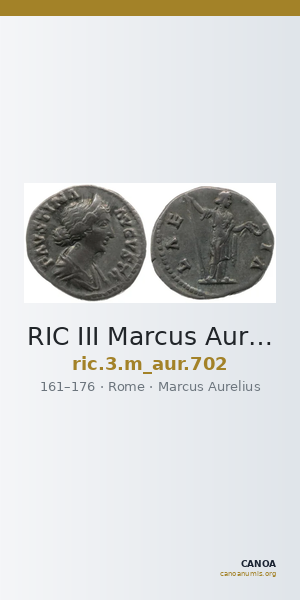 RIC III Marcus Aurelius 702 — CANOA