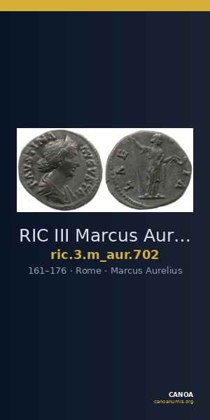 RIC III Marcus Aurelius 702 — CANOA