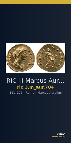 RIC III Marcus Aurelius 704 — CANOA