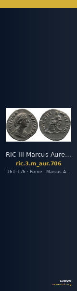 RIC III Marcus Aurelius 706 — CANOA