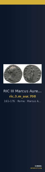 RIC III Marcus Aurelius 708 — CANOA
