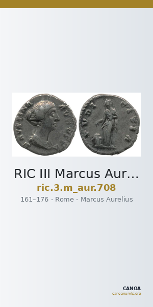 RIC III Marcus Aurelius 708 — CANOA