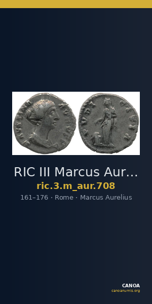 RIC III Marcus Aurelius 708 — CANOA