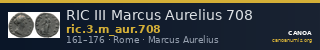 RIC III Marcus Aurelius 708 — CANOA