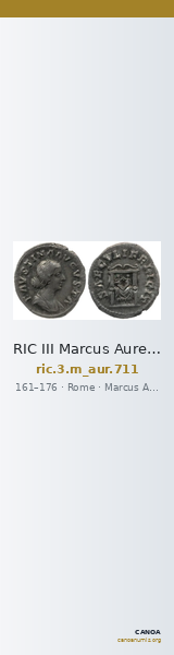 RIC III Marcus Aurelius 711 — CANOA