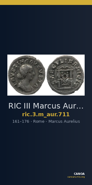 RIC III Marcus Aurelius 711 — CANOA