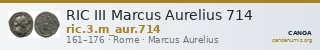 RIC III Marcus Aurelius 714 — CANOA
