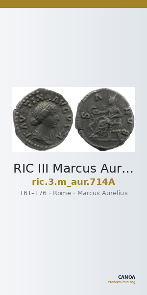 RIC III Marcus Aurelius 714A — CANOA