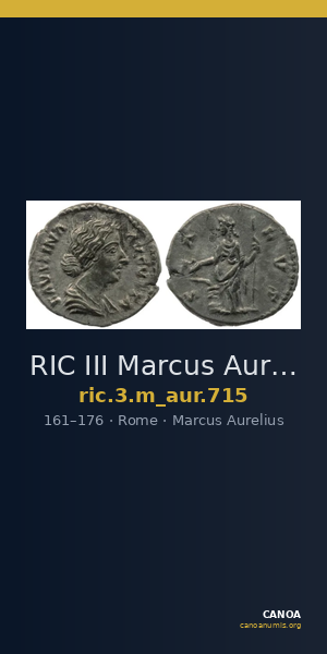 RIC III Marcus Aurelius 715 — CANOA