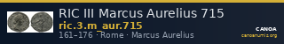 RIC III Marcus Aurelius 715 — CANOA