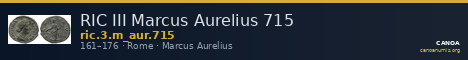 RIC III Marcus Aurelius 715 — CANOA