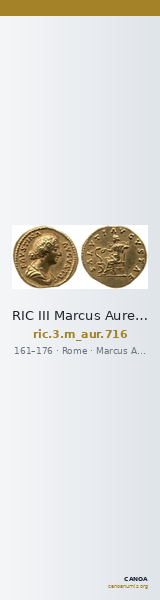 RIC III Marcus Aurelius 716 — CANOA