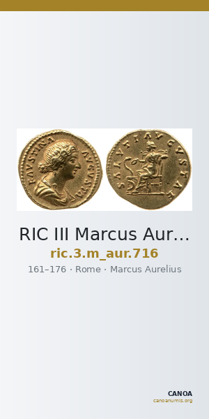 RIC III Marcus Aurelius 716 — CANOA