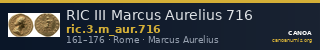 RIC III Marcus Aurelius 716 — CANOA