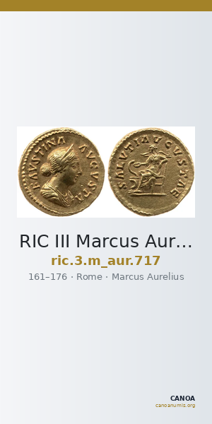 RIC III Marcus Aurelius 717 — CANOA