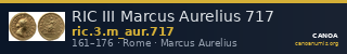 RIC III Marcus Aurelius 717 — CANOA