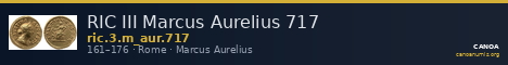 RIC III Marcus Aurelius 717 — CANOA