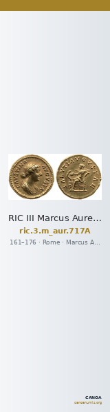 RIC III Marcus Aurelius 717A — CANOA