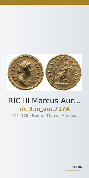 RIC III Marcus Aurelius 717A — CANOA